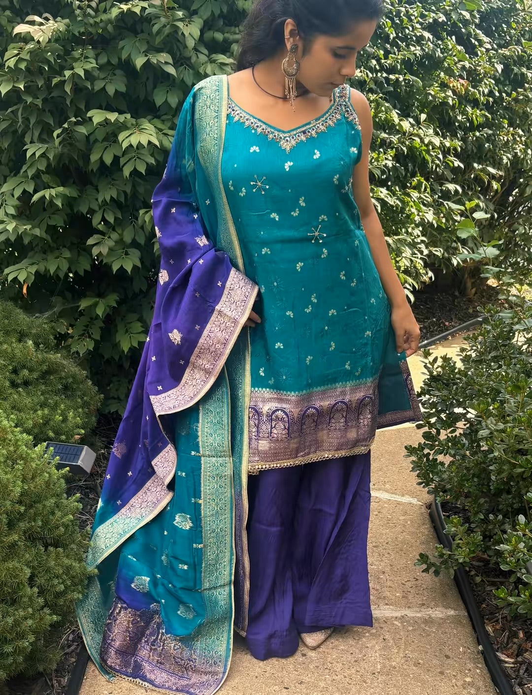 "Rehbara" Sharara Set