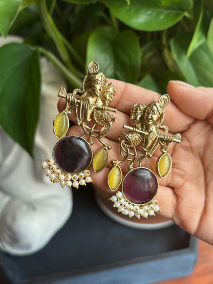 “Radha Krishna” Jhumka