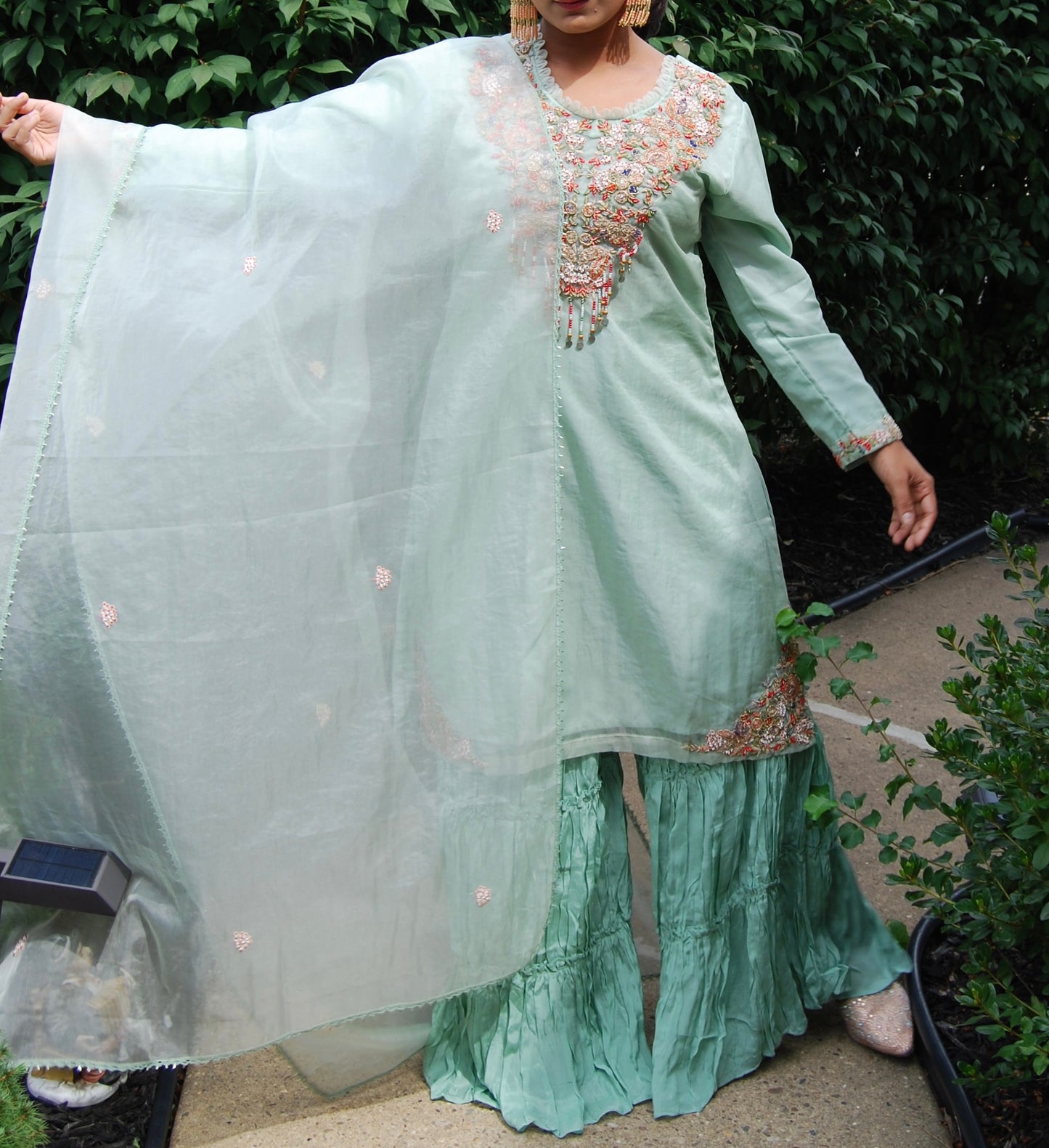 “Pistara” Sharara Set