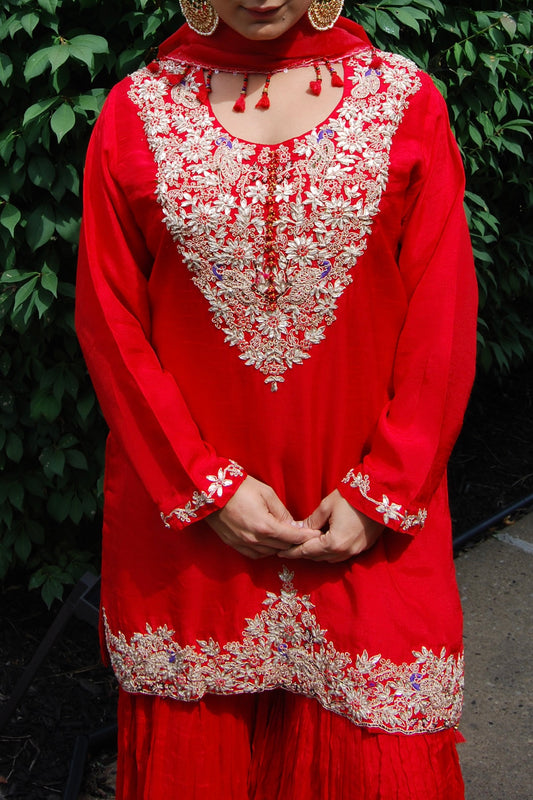 “Shahi” Sharara Set