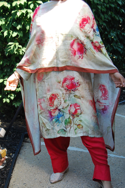“Gul”  Farshi Salwar Suit