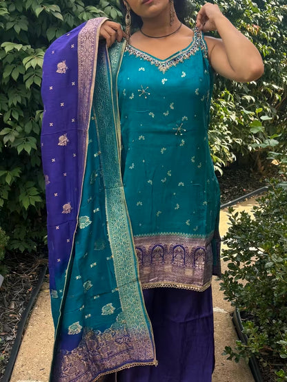 "Rehbara" Sharara Set